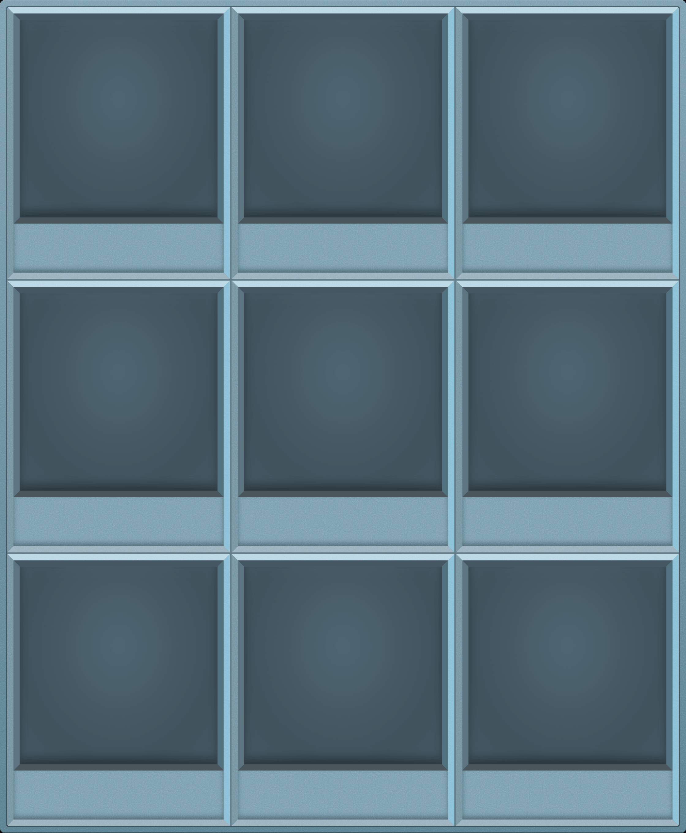 Arctic Ice Display Case (3x3)
